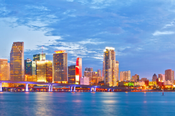 One night getaway in Miami