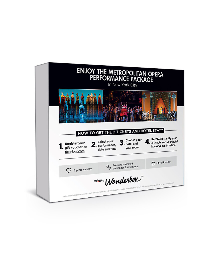 The Metropolitan Opera New York - 2 Tickets + One Night Stay