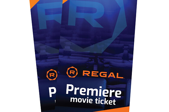 REGAL Movie Bundle - 2 tickets + 2 drinks + 2 candies