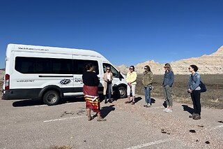 Scenic drive through the Badlands