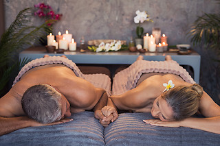 60 minute Couple massage + facial special at Sun & Sky - Spa / Salon